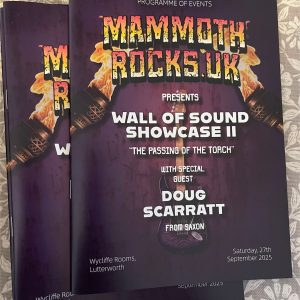 Wall Of Sound Showcase II Event Program