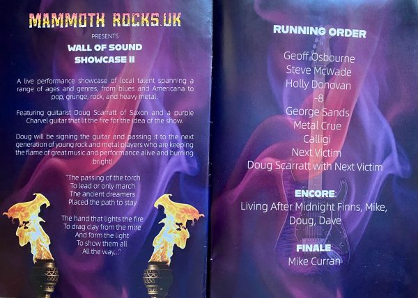 Wall Of Sound Showcase II Event Program - Image 2